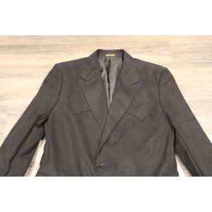 Western Blazer Jacket Black Cowboy Style Sport‎ Coat Size 32
